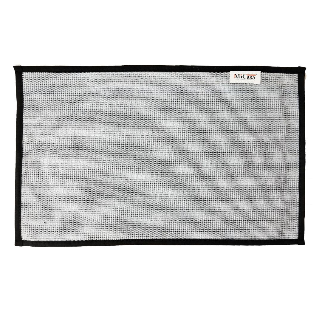 Elevate Entryways: High-Low Design Doormat Set (2 Pack), 40cm x 60cm, TRP Backing, Ideal for Kitchen, Living Room, and Dining Room
