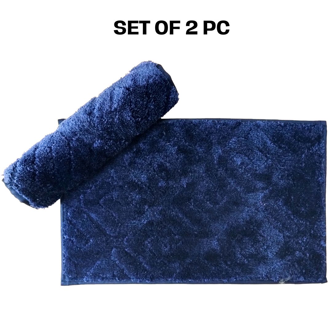 Elevate Entryways: High-Low Design Doormat Set (2 Pack), 40cm x 60cm, TRP Backing, Ideal for Kitchen, Living Room, and Dining Room