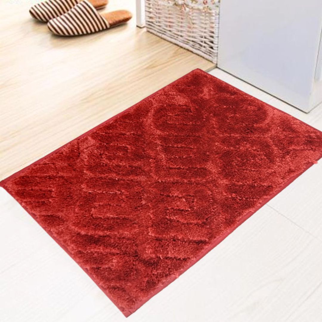 Elevate Entryways: High-Low Design Doormat Set (2 Pack), 40cm x 60cm, TRP Backing, Ideal for Kitchen, Living Room, and Dining Room