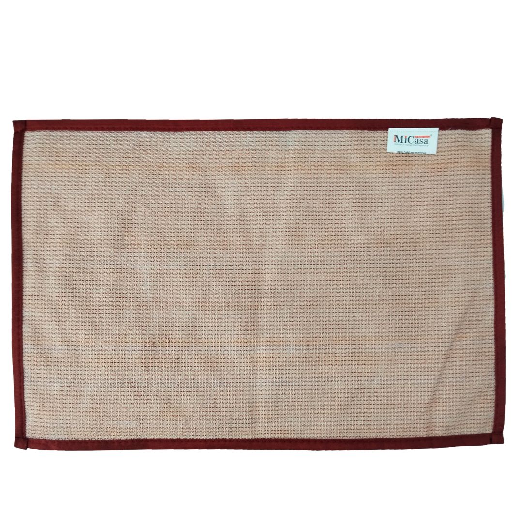 Elevate Entryways: High-Low Design Doormat Set (2 Pack), 40cm x 60cm, TRP Backing, Ideal for Kitchen, Living Room, and Dining Room