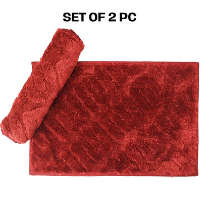 Elevate Entryways: High-Low Design Doormat Set (2 Pack), 40cm x 60cm, TRP Backing, Ideal for Kitchen, Living Room, and Dining Room