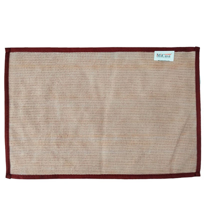 Elevate Entryways: High-Low Design Doormat Set (2 Pack), 40cm x 60cm, TRP Backing, Ideal for Kitchen, Living Room, and Dining Room